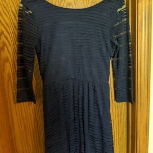 Navy blue dress